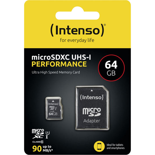CARD 64GB Intenso 3424490 MicroSD - UHS-I